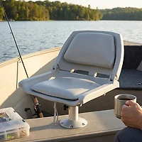 Marine Raider Padded Fold Down Boat Seat