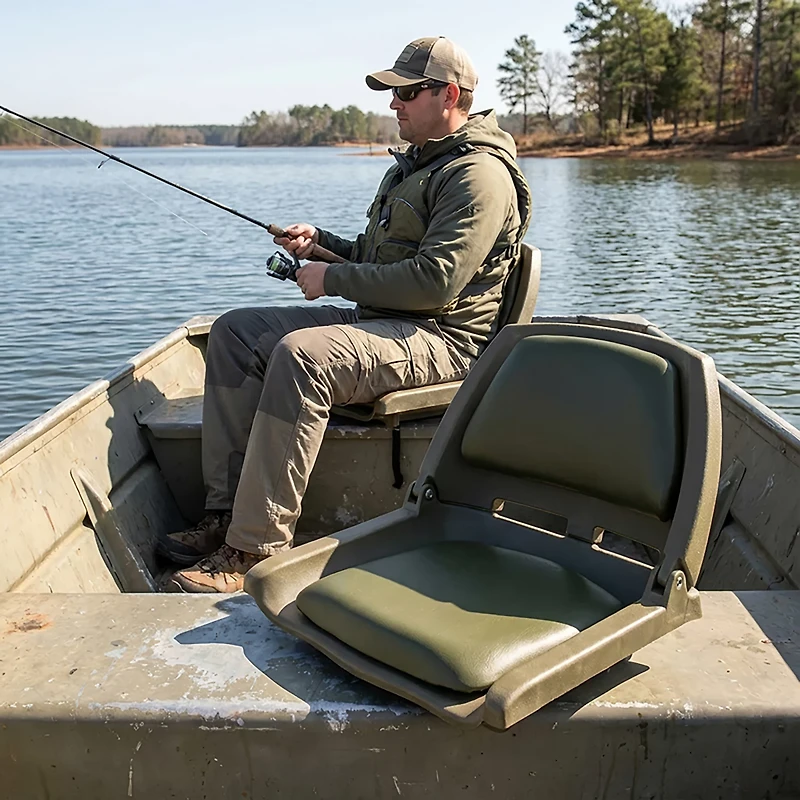 Marine Raider Padded Fold Down Boat Seat