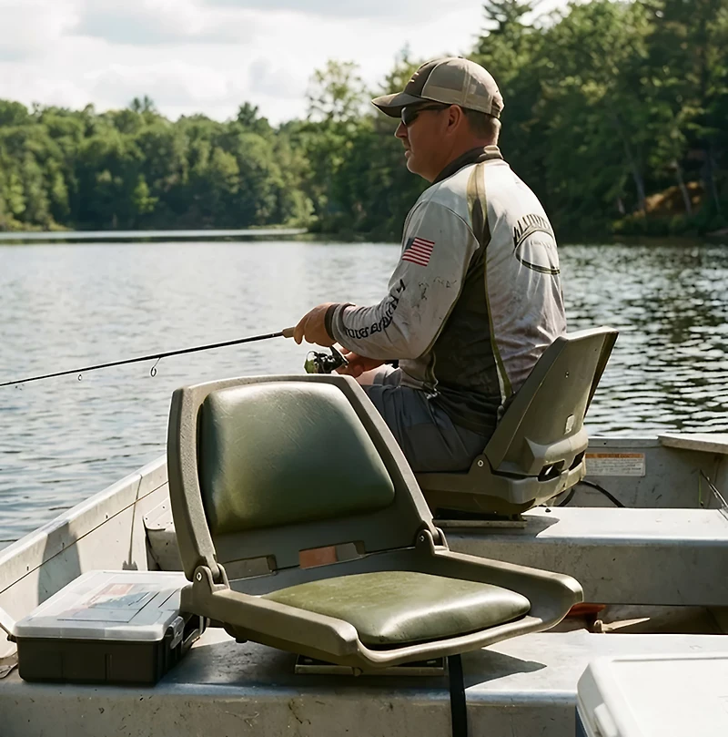 Marine Raider Padded Fold Down Boat Seat