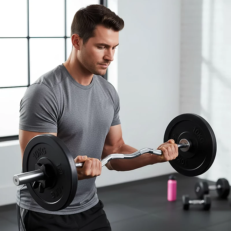 Marcy Solid Olympic Curl Bar