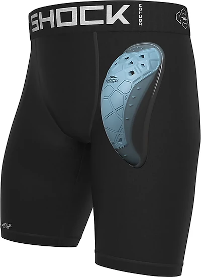 Shock Doctor Adult Core Comp Short with Bio-Flex 2.0 Cup