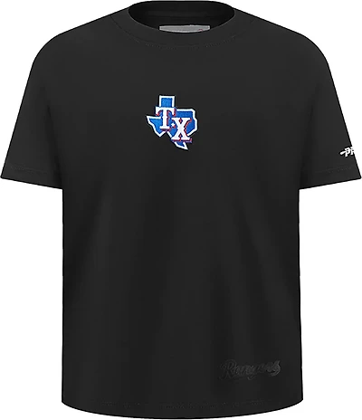 Pro Standard Kids' Texas Rangers Classic Icon BB Short Sleeve T-shirt