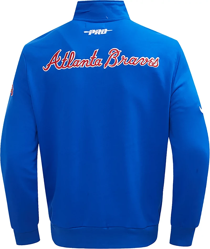 Pro Standard Men's Atlanta Braves City Arch Fleece 1/4-Zip Jacket