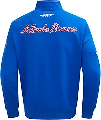 Pro Standard Men's Atlanta Braves City Arch Fleece 1/4-Zip Jacket