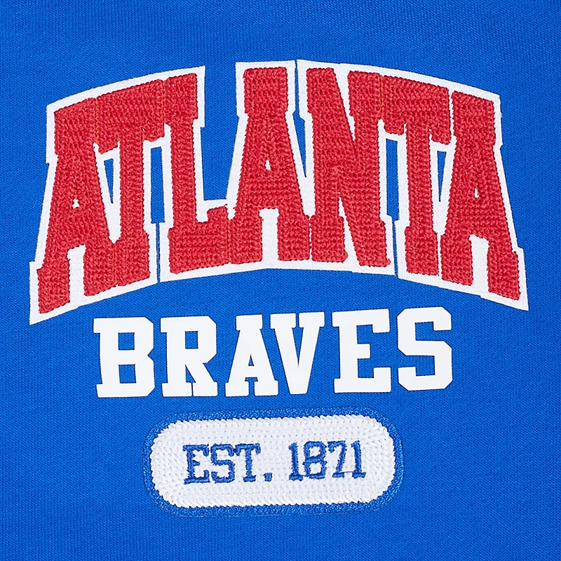 Pro Standard Men's Atlanta Braves City Arch Fleece 1/4-Zip Jacket