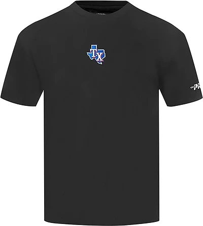 Pro Standard Men's Texas Rangers Classic Icon Drop Shoulder Short Sleeve T-shirt