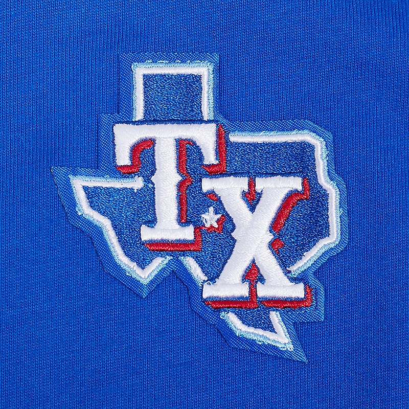 Pro Standard Men's Texas Rangers Classic Icon Drop Shoulder Short Sleeve T-shirt