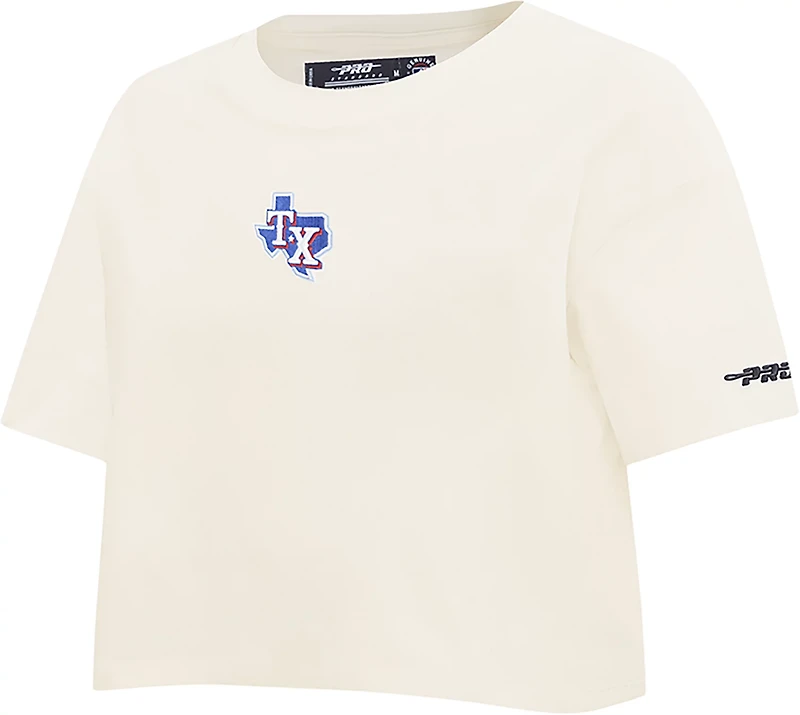 Pro Standard Women's Texas Rangers Classic Icon Boxy Short Sleeve T-shirt