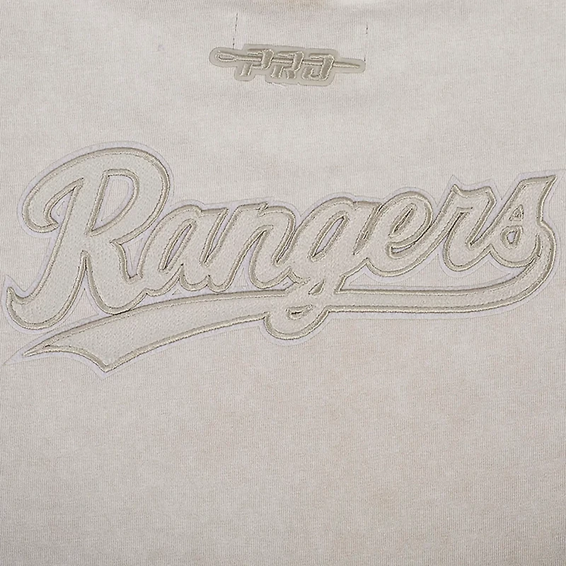 Pro Standard Women's Texas Rangers Washed Classic Enzyme Wash Short Sleeve Boxy T-shirt