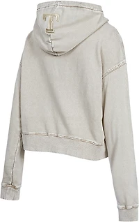 Pro Standard Women's Texas Rangers Washed Classic Enzyme Wash Long Sleeve Hoodie