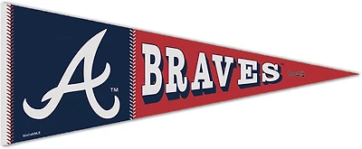 WinCraft Atlanta Braves Color Block Premium Pennant