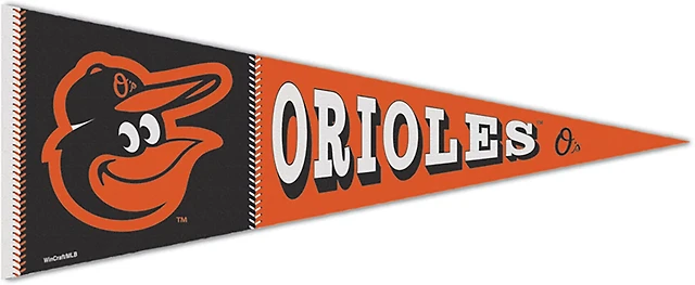 WinCraft Baltimore Orioles Color Block Premium Pennant