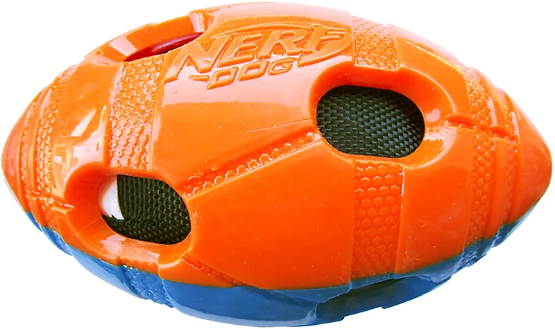 Nerf Dog TPR Bash Squeak and Crunch Football Toy