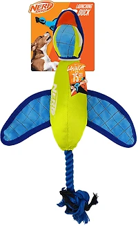 Nerf Dog Nylon Crinkle Wing Launching Duck Toy