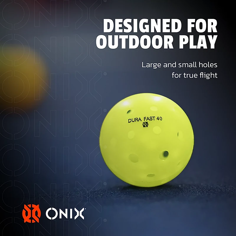 ONIX Dura Fast 40 Outdoor Pickleballs
