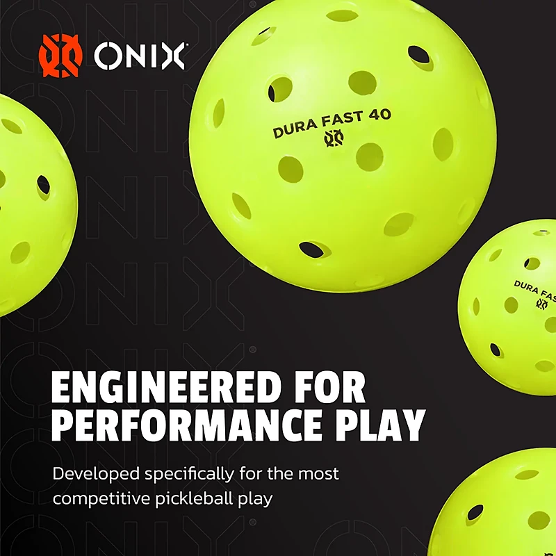 ONIX Dura Fast 40 Outdoor Pickleballs