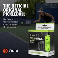 ONIX Dura Fast 40 Outdoor Pickleballs