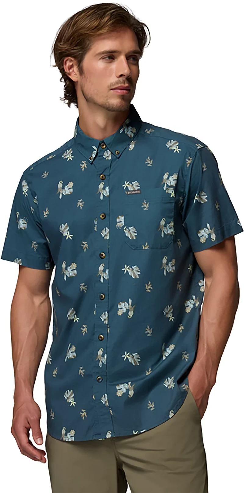 Columbia Sportswear Men's Rapid Rivers Printed Button Down Shirt
