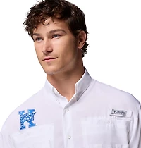 Columbia Sportswear Men's University of Kentucky CLG Tamiami Vault Logo Button Up Shirt