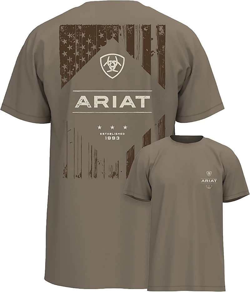 Ariat Men's Wooden Diamond Flag Graphic T-shirt