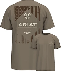 Ariat Men's Wooden Diamond Flag Graphic T-shirt