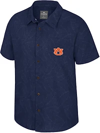 Colosseum Athletics Men's Auburn University Duncan Button Down Camp Shirt