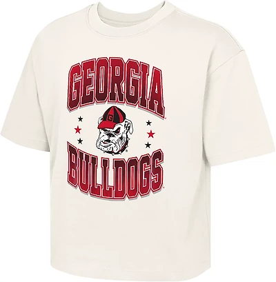 Outerstuff Girls' University of Georgia Unbeatable Boxy Graphic T-shirt