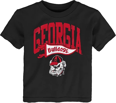 Outerstuff Toddlers' University of Georgia Wavy Pennant Graphic T-shirt