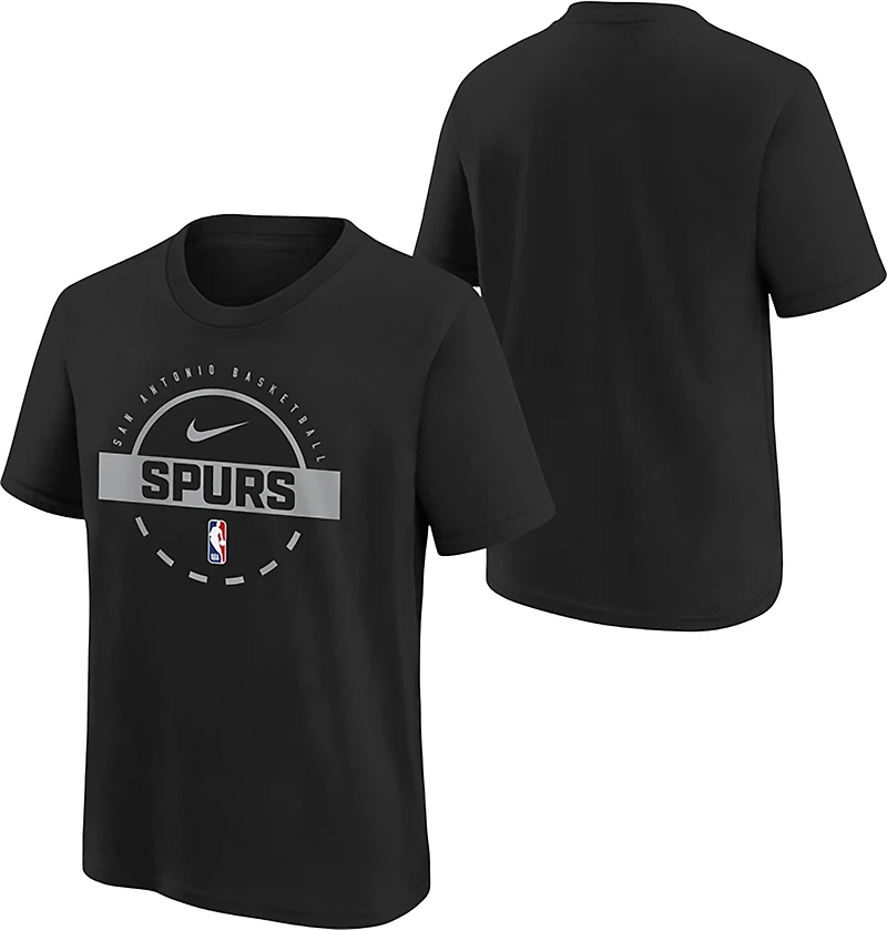 Nike Boys' San Antonio Spurs Practice Graphic T-shirt