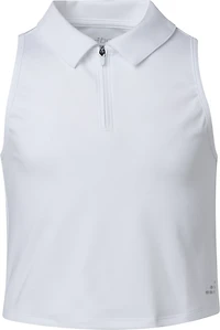 BCG Girls' Tennis Swing 1/4 Zip Sleeveless Polo Shirt