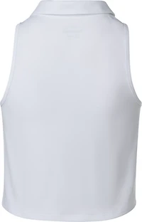 BCG Girls' Tennis Swing 1/4 Zip Sleeveless Polo Shirt