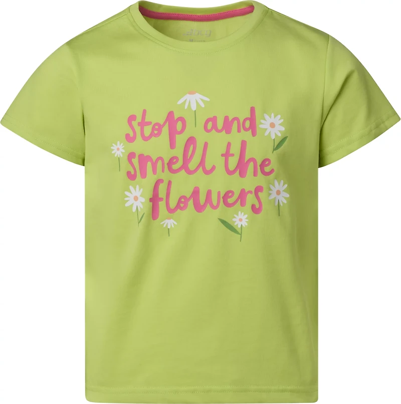 BCG Girls' Lifestyle Cotton Smell Flowers T-shirt