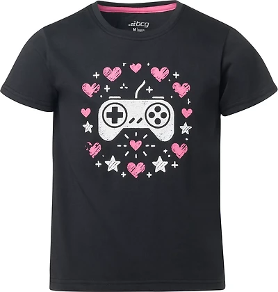 BCG Girls’ Lifestyle Cotton Video Game T-Shirt
