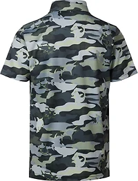 BCG Boys' Shark Camo Print Short Sleeve Polo
