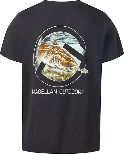 Magellan Outdoors Boys' Redfish Painting Short Sleeve T-shirt
