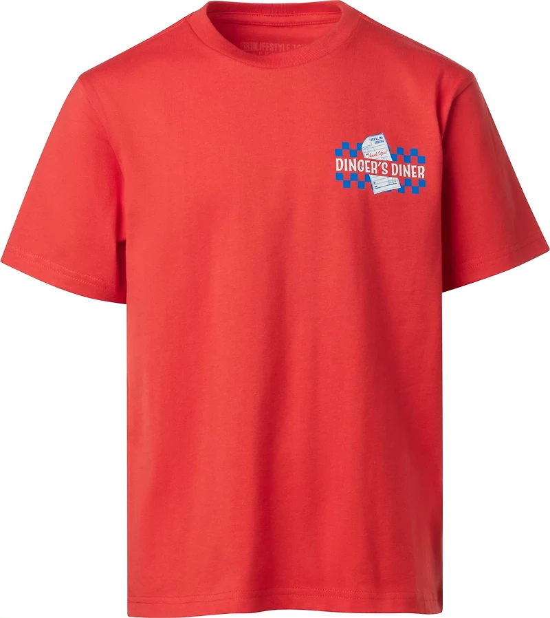 Baseball Lifestyle 101 Boys' Dingers Diner T-shirt