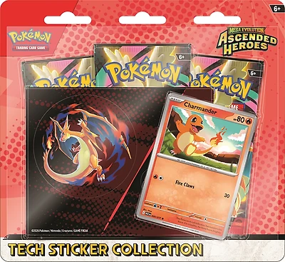 Pokémon Trading Card Game Mega Evolutions 2.5 Ascended Heroes Tech Sticker Collection