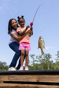 Kid Casters Dora 2 ft 8 in L Freshwater Fishing Kit