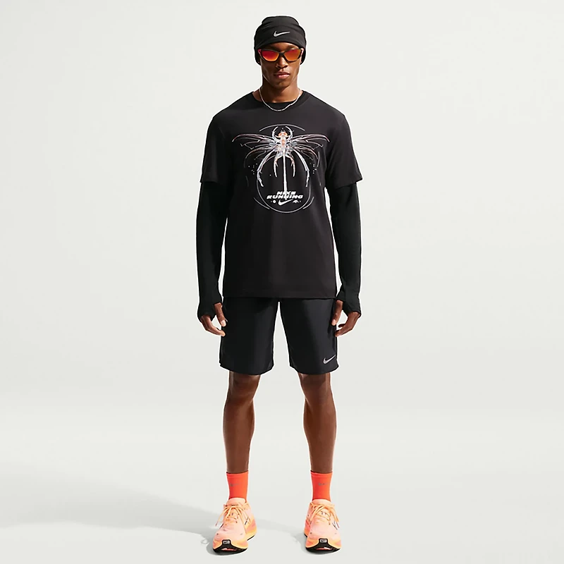 Nike Men's Dri-FIT Miler Brief-Lined Running Shorts 9 in.