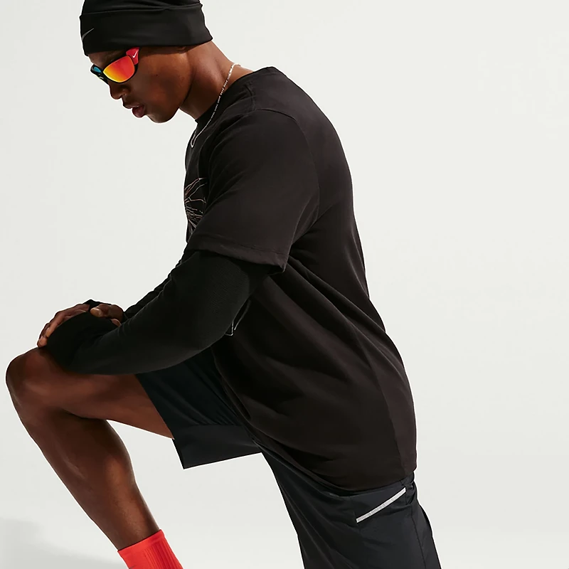 Nike Men's Dri-FIT Miler Brief-Lined Running Shorts 9 in.