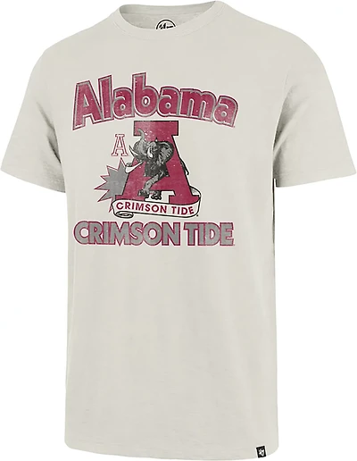'47 Men's Alabama Crimson Tide Swingin Distressed Scrum Short Sleeve T-shirt