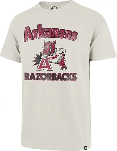 '47 Men's Arkansas Razorbacks Swingin Distressed Scrum Short Sleeve T-shirt
