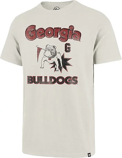 '47 Men's Georgia Bulldogs Swingin Distressed Scrum Short Sleeve T-shirt