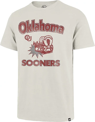 '47 Men's Oklahoma Sooners Swingin Distressed Scrum Short Sleeve T-shirt
