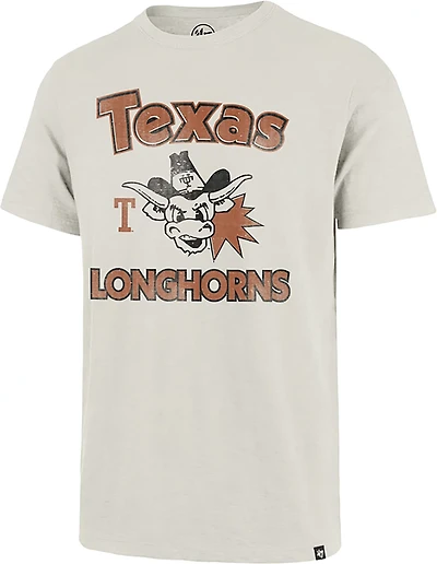 '47 Men's Texas Longhorns Swingin Distressed Scrum Short Sleeve T-shirt