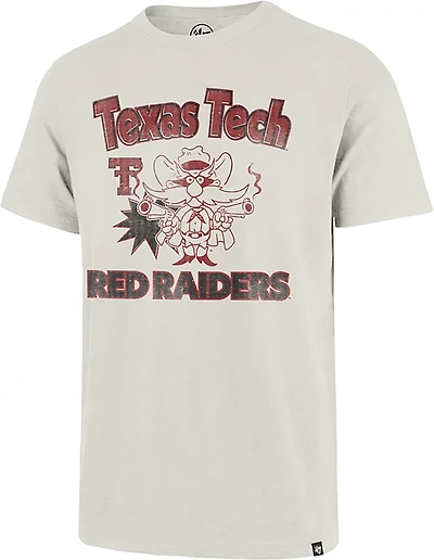 '47 Men's Texas Tech Red Raiders Swingin Distressed Scrum Short Sleeve T-shirt