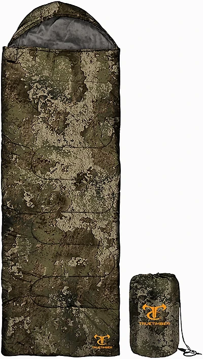 True Timber Heated Mummy Sleeping Bag