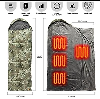 True Timber Heated Mummy Sleeping Bag