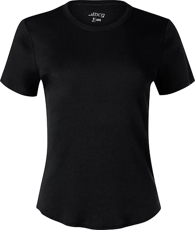 BCG Women's Sign Crew Rib Short Sleeve T-Shirt