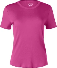 BCG Women's Sign Crew Rib Short Sleeve T-Shirt